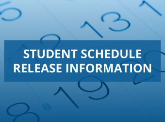 Student Schedule Release Information